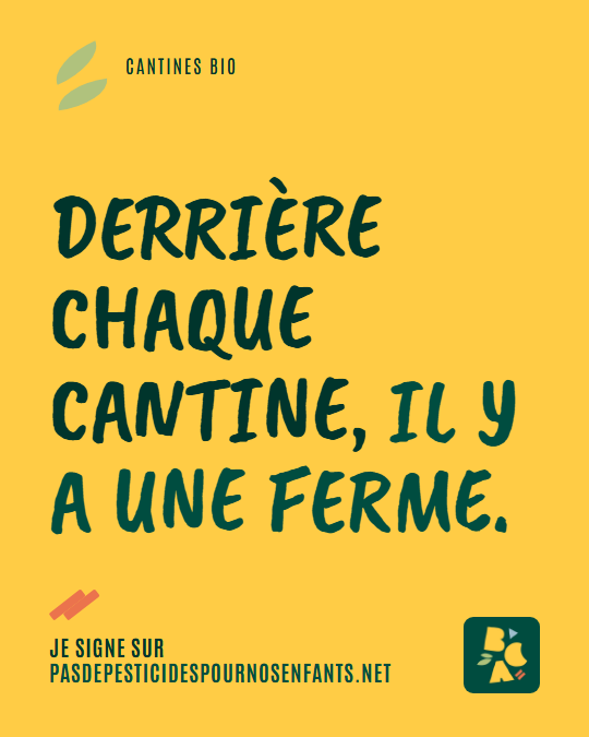 Derrière chaque cantine, il y a une ferme.