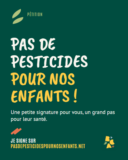 Pas de pesticides pour nos enfants !