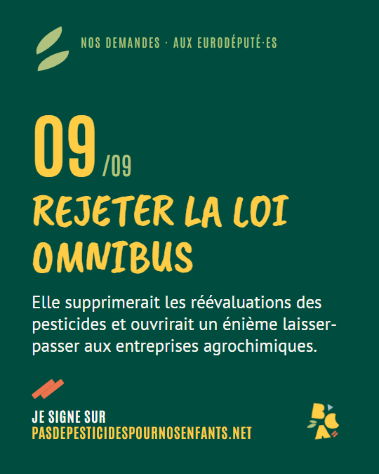 09. Rejeter la loi Omnibus